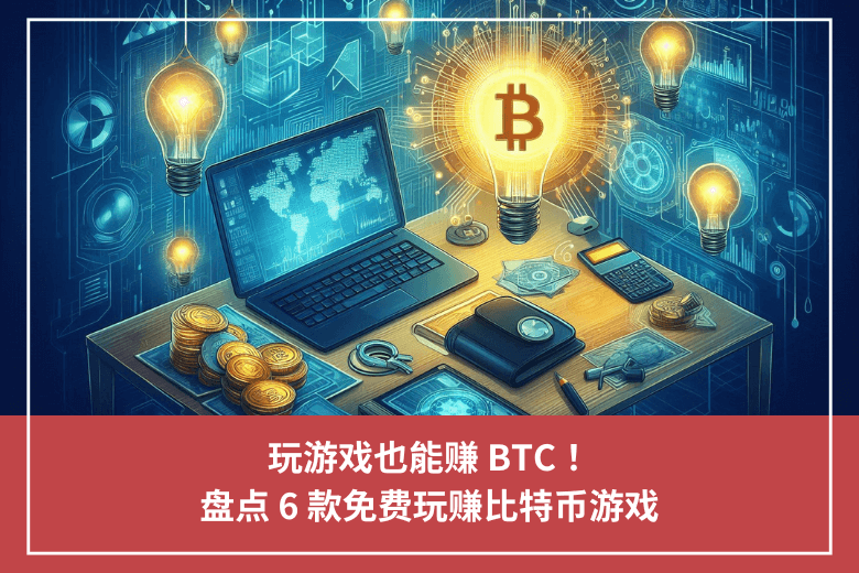 玩遊戲也能賺 BTC！盤點 6 款免費玩賺比特幣遊戲