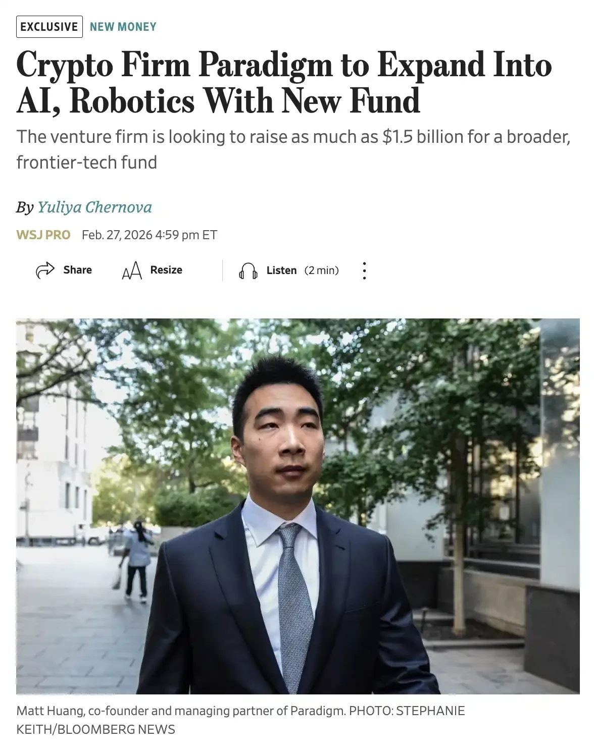 Paradigm的新算术：当crypto装不下127亿，AI成为答案