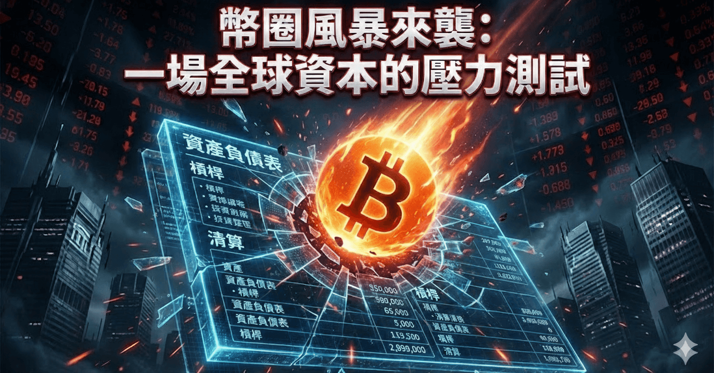 比特幣急挫引爆清算：幣圈全面壓力測試升級