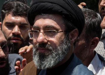 Mojtaba Khamenei at the annual Quds Day rally in Tehran, Iran, on 31 May 2019