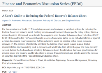 深度拆解美联储重磅「缩表」论文：缩多少，怎么缩，影响几何？