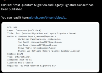冻结中本聪的比特币？BIP-361提案引爆社区最激烈「量子威胁」之争