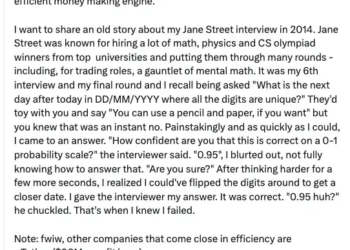 华尔街最难进的公司：年赚400亿的Jane Street，面试题有多变态？